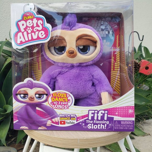 zuru Other - New Dancing Sloth Fifi Robot Toy Pets Alive flossing floss dance Fortnite